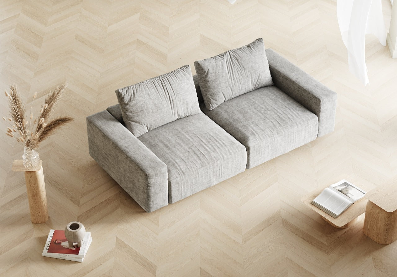 Aura Sofa Suede 86.6"